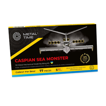 Caspian Sea Monster Ekranoplan metal DIY kit