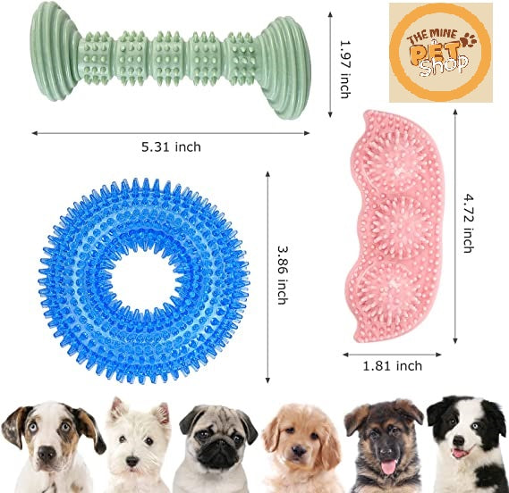 Dog Chew Toys 3 in 1